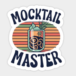 Mocktail Bar Bartender Recipes Mocktail Master Sticker